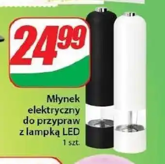 Dino Młynek elektryczny do przypraw z lampką LED 1szt. oferta