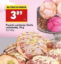 Biedronka Pączek z pistacją i białą czekoladą oferta