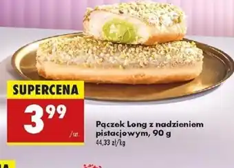 Biedronka Pączek Long z nadzieniem pistacjowym oferta