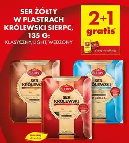 Biedronka Ser żółty w plastrach Królewski Sierpc oferta