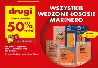 Biedronka Wędzone łososie Marinero oferta