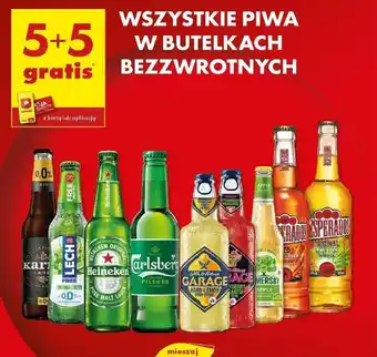 Biedronka Wszystkie piwa w butelkach bezzwrotnych oferta