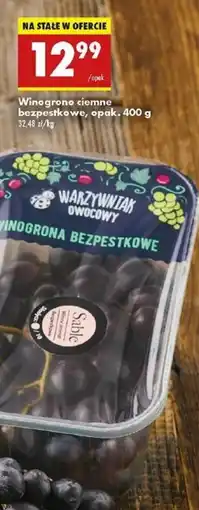 Biedronka Winogrono ciemne bezpestkowe oferta