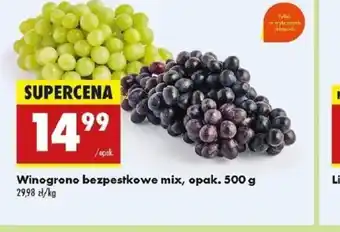 Biedronka Winogrono bezpestkowe mix oferta