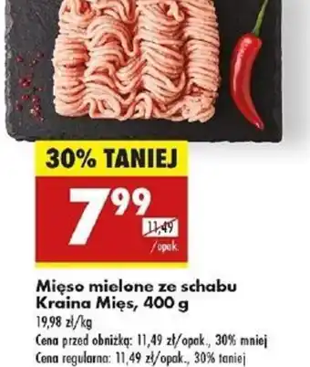 Biedronka Mięso mielone ze schabu Kraina Mięs oferta