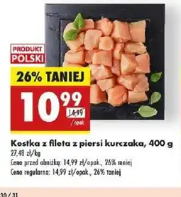 Biedronka Kostka z fileta z piersi kurczaka oferta