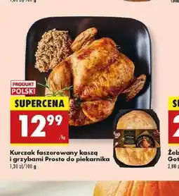 Biedronka Kurczak faszerowany kaszą i grzybami Prosto do piekarnika oferta