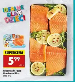 Biedronka Fileciki z łososia Marinero Kids oferta