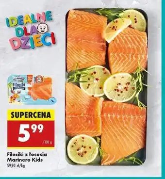 Biedronka Fileciki z łososia Marinero Kids oferta