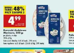 Biedronka Koreczki śledziowe Marinero oferta