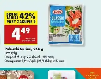 Biedronka Paluszki Surimi Vici Classic oferta