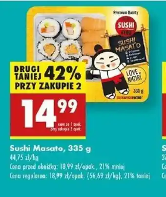 Biedronka Sushi Masato oferta