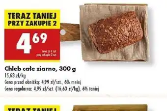 Biedronka Chleb całe ziarno oferta