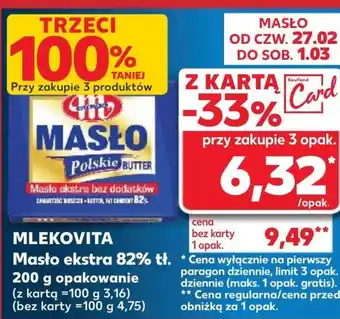 Kaufland Masło Mlekovita oferta