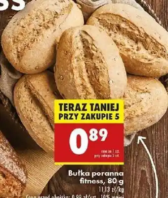 Biedronka Bułka poranna fitness oferta