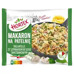 Kaufland Hortex Makaron na patelnię tagliatelle ze szpinakiem w sosie śmietankowym 450 g oferta