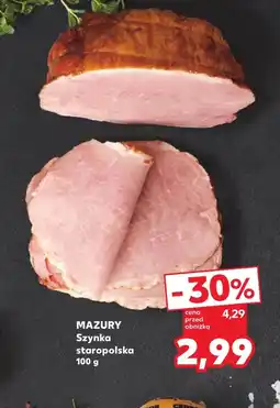 Kaufland Szynka Mazury oferta