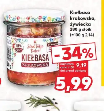 Kaufland Kiełbasa K-Stąd Takie Dobre oferta