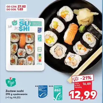 Kaufland Zestaw sushi K-to go oferta