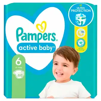 Kaufland Pampers Active Baby 6, 68 Pieluszek,13kg-18kg oferta