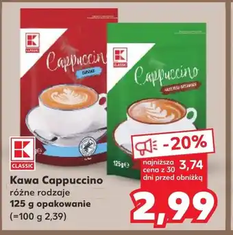 Kaufland Cappuccino K-Classic oferta