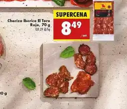 Biedronka Chorizo Iberico El Toro Rojo oferta