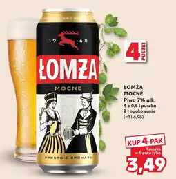 Kaufland Piwo Łomża oferta