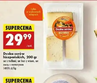 Biedronka Deska serów hiszpańskich oferta