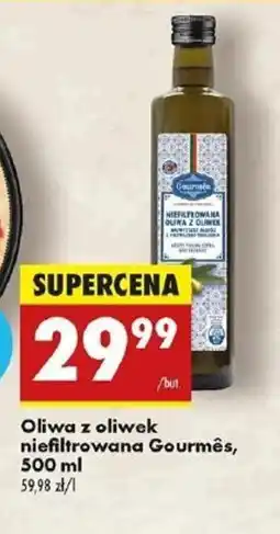 Biedronka Oliwa z oliwek niefiltrowana Gourmès oferta