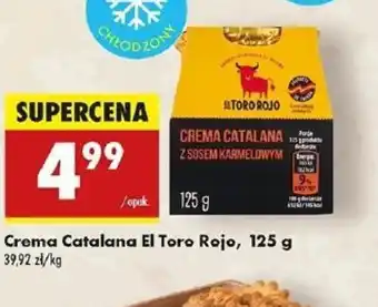 Biedronka Crema Catalana El Toro Rojo oferta