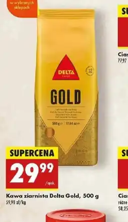 Biedronka Kawa ziarnista Delta Gold oferta