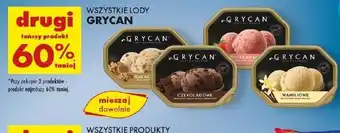 Biedronka Lody Grycan oferta