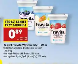 Biedronka Jogurt Fruvita Wyśmienity oferta