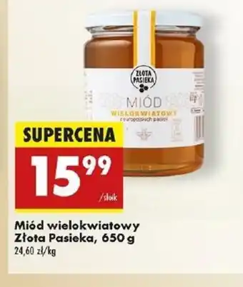 Biedronka Miód wielokwiatowy Złota Pasieka oferta