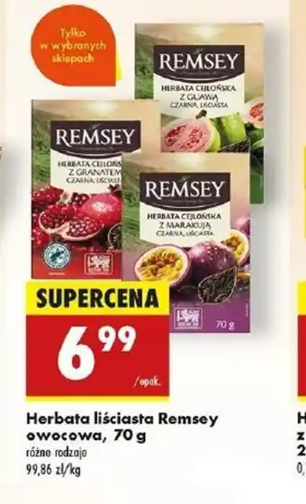 Biedronka Herbata liściasta Remsey owocowa oferta