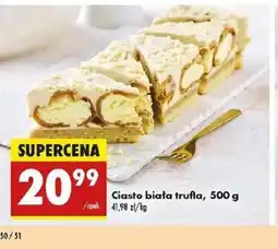 Biedronka Ciasto biała trufa oferta