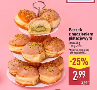 ALDI Pączek z nadzieniem pistacjowym oferta