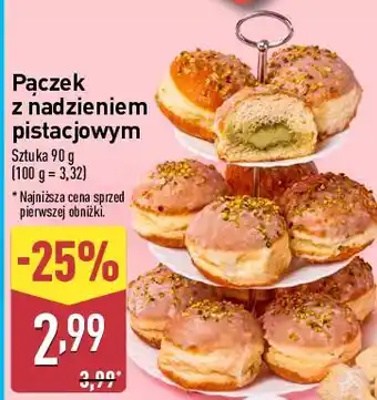 ALDI Pączek z nadzieniem pistacjowym oferta