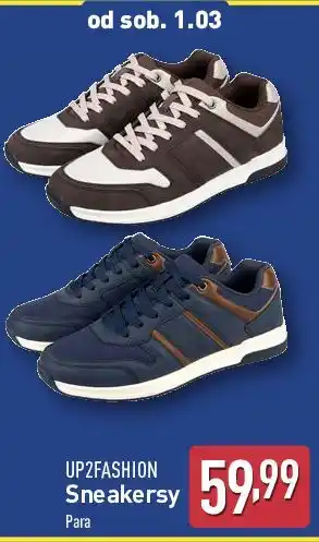 ALDI Sneakersy męskie 42-45 Up2Fashion oferta