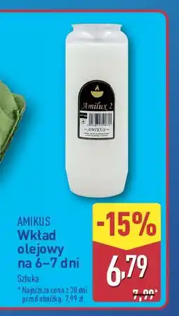 ALDI Wkład olejowy 6-7 dni Amikus oferta