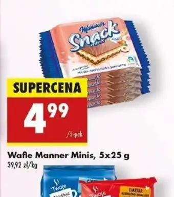 Biedronka Wafle Manner Minis oferta