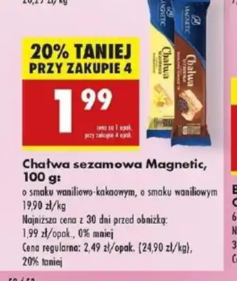 Biedronka Chahwa sezamowa Magnetic oferta