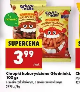 Biedronka Chrupki kukurydziane Głodniaki oferta