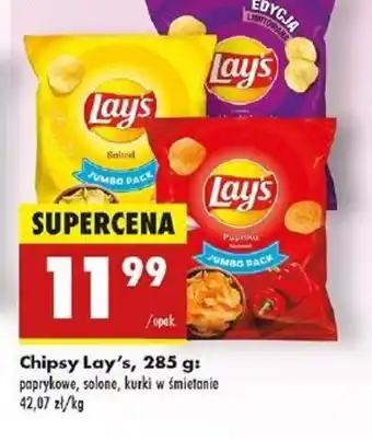 Biedronka Chipsy Lay's oferta