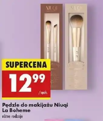 Biedronka Pędzle do makijażu Niuqi La Boheme oferta