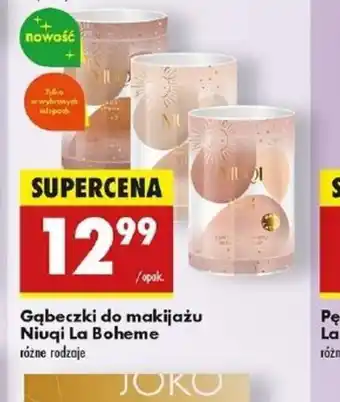 Biedronka Gąbeczki do makijażu Niuqi La Bohème oferta