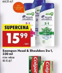 Biedronka Szampon Head & Shoulders 2w1 oferta