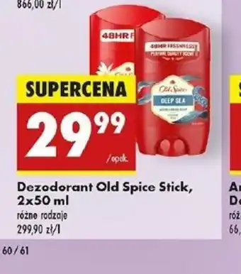 Biedronka Dezodorant Old Spice Stick oferta