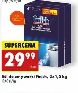 Biedronka Sól do zmywarki Finish oferta