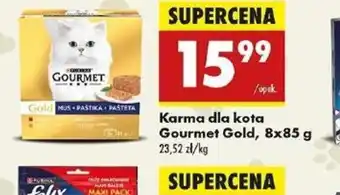 Biedronka Karma dla kota Gourmet Gold oferta